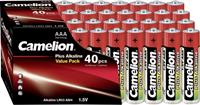Micro-Batterie-Set CAMELION Plus Alkaline, 40 Stück