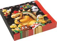 Servetten Super Mario figuren 20 stuks