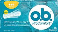 O.B Procomfort Tampons Normal 16st