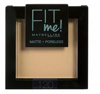 Maybelline FIT ME MATTE+PORELESS powder #120-classic ivory