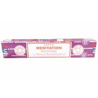 Nag Champa wierookstokjes Meditation 15 gram - Wierookstokjes