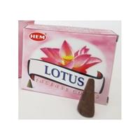 10 kegeltjes Lotus wierook - Wierookstokjes