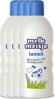 4x Melkmeisje Bad en Douche Creme Karnemelk 1000 ml