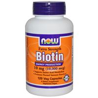 Now Foods Biotin 10000&micro;g Extra Strength (120 Kapseln)