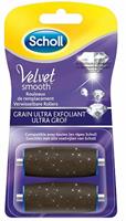 Scholl Velvet Smooth Verwisselbare Rollers Diamantkristallen 2x Ultra Grof