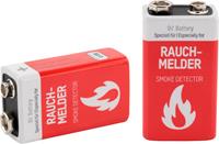 Ansmann Rauchmelderbatterie 9V batterij (blok) Alkaline 9 V 2 stuk(s)