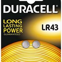 Duracelll Electronics Alkaline LR43/AG12/V12GA/186 Spezialbatterie, 1,5V, 73mAh - 2 Stück