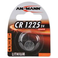 ANSMANN Lithium Knopfzelle CR1225, 3 Volt, 1er Blister