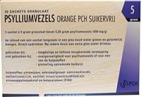Teva Psylliumvezels orange suikervrij 650mg/g 20 sachets