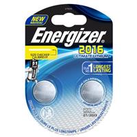 CR2016 Knoopcel Lithium 3 V 100 mAh Energizer Ultimate 2016 2 stuk(s)