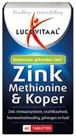 Lucovitaal Zink Methionine & Koper Tabletten