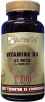 Artelle Vitamine D3 25mcg 100st