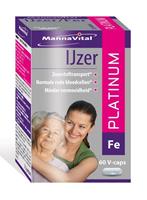 Mannavital Ijzer platinum 60cap