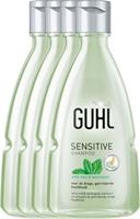 4x Guhl Shampoo Gevoelige Hoofdhuid 250 ml