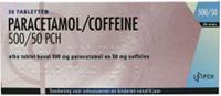 Teva Paracetamol coffeine 500/50 20 tabletten