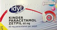 Idyl Kinderparacetamol zetpil 10 zetpillen