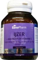 Sanopharm Ijzer 10mg molybdeen 60tab