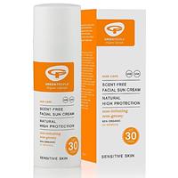 SPF 30 - Green People Scent Free Facial Sun Cream - dagcrème met SPF