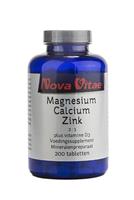 Nova Vitae Magnesium calcium zink tabletten 200 tabletten