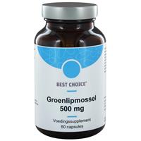 Best Choice Groenlipmossel 500mg Capsules 60st