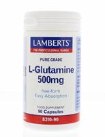 Lamberts L-glutamine 500 mg 90 vegetarische capsules