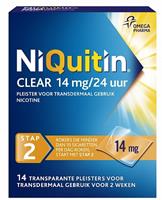 Niquitin Clear Pleisters 14mg Stap 2 Duoverpakking
