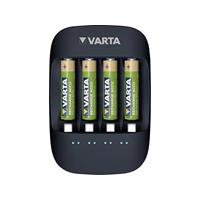 VARTA Tisch-Ladegerät , ECO CHARGER, , inkl. 4x Micro AAA