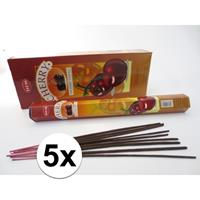 Hem Wierook 5x Wierook stokjes cherry - Wierookstokjes