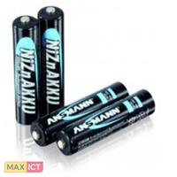 ANSMANN Nickel-Zink-Akku, Micro AAA, 900 mAh, 4er Shrink