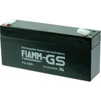 fiamm PB-6-3 Bleiakku 6V 3Ah Blei-Vlies (AGM) (B x H x T) 134 x 66 x 33mm Flachstecker 4.8mm