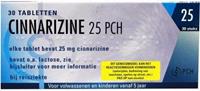 Teva Cinnarizine 25mg 30 tabletten