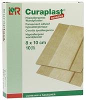 CURAPLAST Wundschnellverb.sensitiv 8x10 cm 1 m 10 Stück