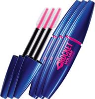 3x Maybelline Volum'Express The Rocket Mascara Very Black