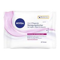 Nivea 3-in-1 Verzachtende Reinigingsdoekjes 25 stuks