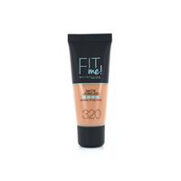 Maybelline Fit Me Matt+Poreless Flüssige Foundation  Nr. 320 - Natural Tan