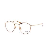 Ray Ban Round Metal RX3447V 2945 50 gold on top havana