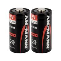 Ansmann CR17335 CR123A Fotobatterij Lithium 1375 mAh 3 V 2 stuk(s)