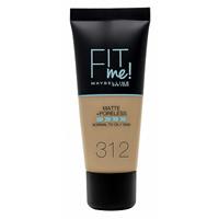 Maybelline FIT ME MATTE+PORELESS foundation #312-golden