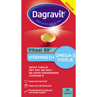 Dagravit Vitaal 50+ Vitamine D + Omega-3 Visolie Capsules