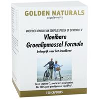 Golden Naturals Vloeibare Groenlipmossel Formule Capsules