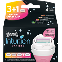 Wilkinson Intuition variety edition navulscheermesjes 4 stuks