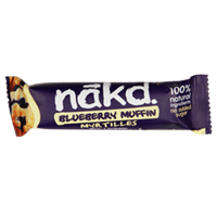 Nakd Blueberry Muffin, reep van 35 gr, pak van 18 stuks