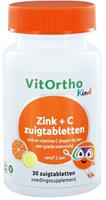 Vitortho Zink + C Kind Zuigtabletten (30zt)