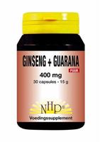 Nhp Ginseng guarana 400 mg puur 30 capsules