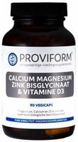 Proviform Calcium Magnesium Zink Bisglycinaat & D3 Vegicaps