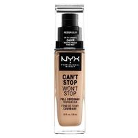 NYX Professional Makeup Can't Stop Won't Stop Full Coverage Foundation - Medium Olive CSWSF09