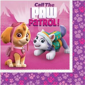 amscan Servetten Paw Patrol Pink