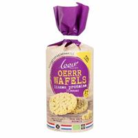 Leev Bio oerrr wafels 71% linzen proteine lijnzaad gv