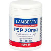 Lamberts Vitamine B6 (P5p) 20 Mg (60tb)