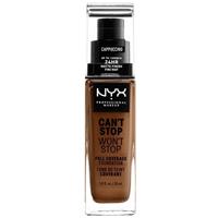 Nyx CAN'T STOP WON'T STOP full coverage foundation #cappucciono